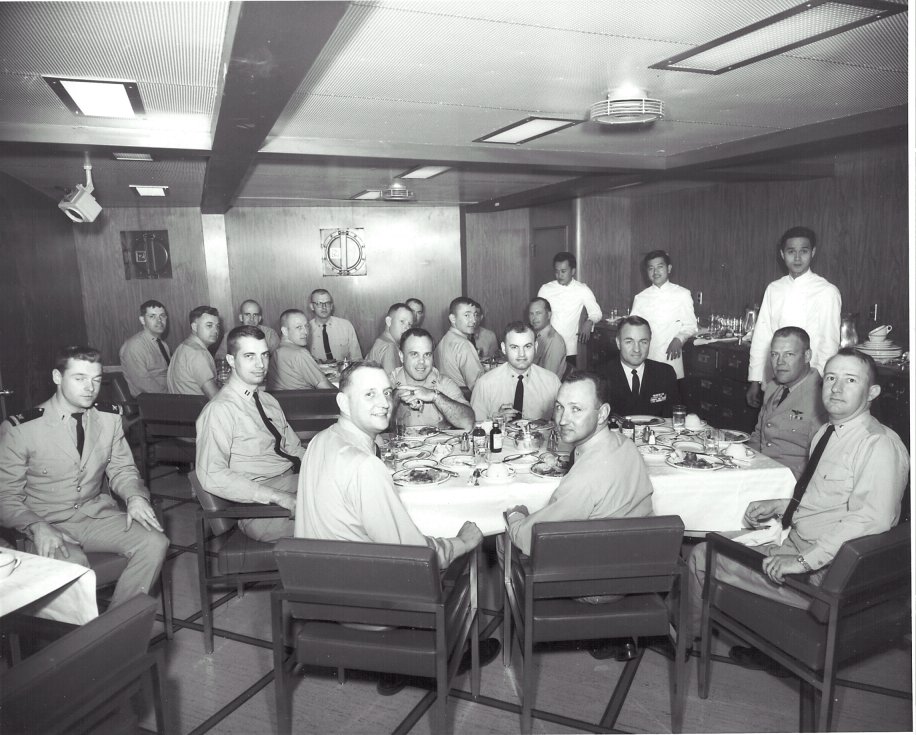 Spring 1967 - Wardroom Officers - See Names Below