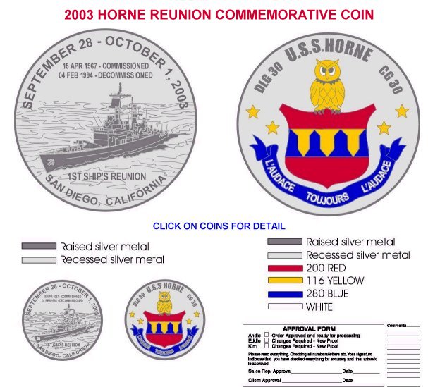 Comemorative Horne Reunion Coin