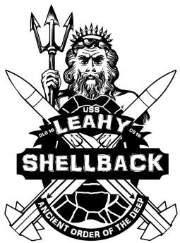 USS Leahy Shell Back T-Shirts